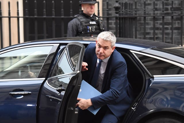 Brexit Secretary Stephen Barclay will have more talks with Michel Barnier next week (Stefan Rousseau/PA)