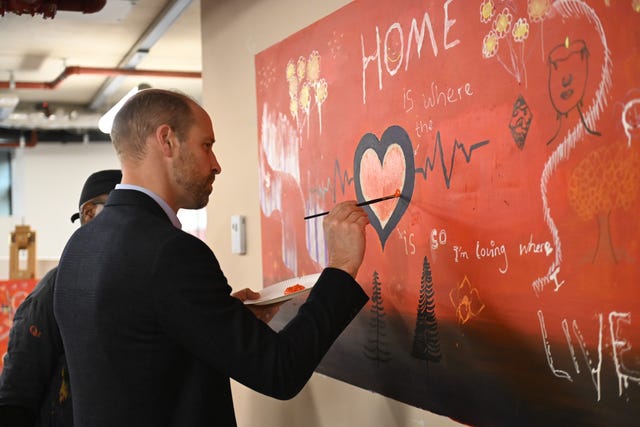 Prince of Wales visit to new Centrepoint offices