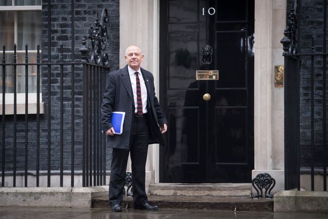 Tim Roache of the GMB at 10 Downing Street