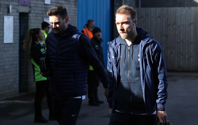 Hugo Lloris, left, and Christian Eriksen were long-time team-mates at Tottenham