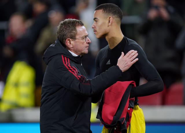 Mason Greenwood was a regular under Ralf Rangnick
