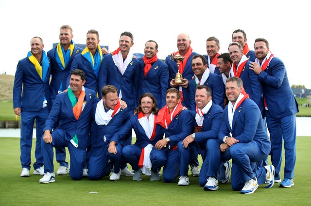 Team Europe won the 2018 Ryder Cup (Adam Davy/PA)