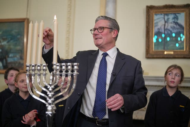 Downing Street Chanukah reception