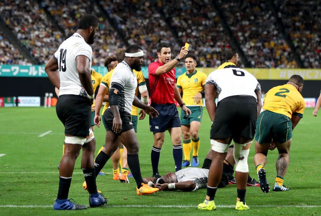 The referees gave come under scrutiny early in the World Cup