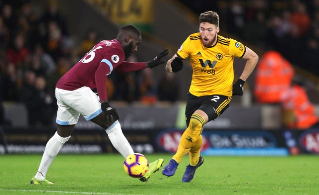 Matt Doherty, right, has excelled for Wolves in the Premier League 
