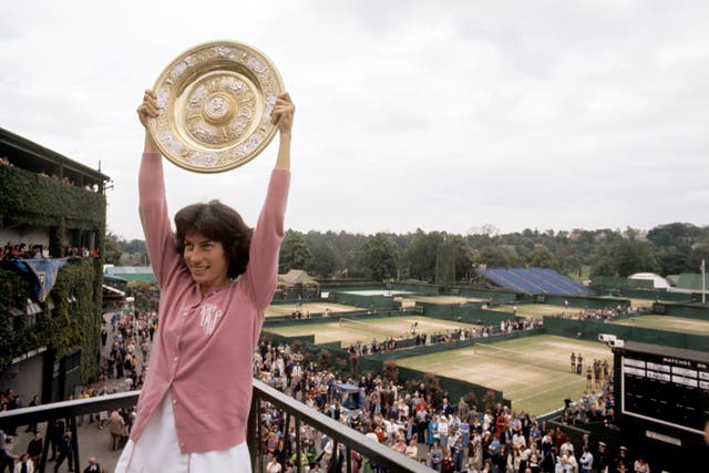 Virginia Wade remains the last British woman to hoist aloft a grand slam singles title (PA)