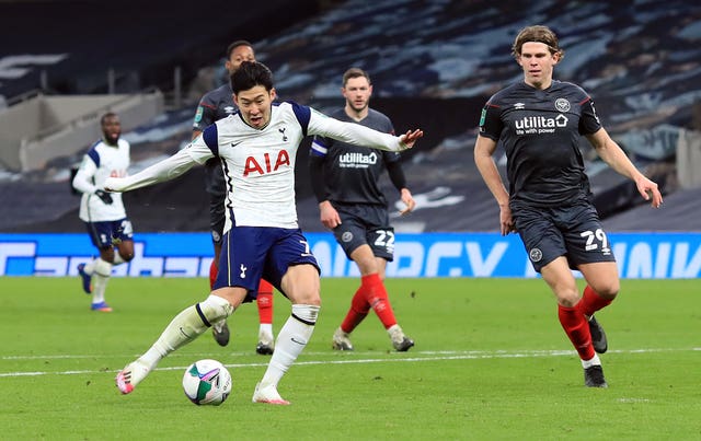 Tottenham Hotspur v Brentford – Carabao Cup – Semi Final – Tottenham Hotspur Stadium