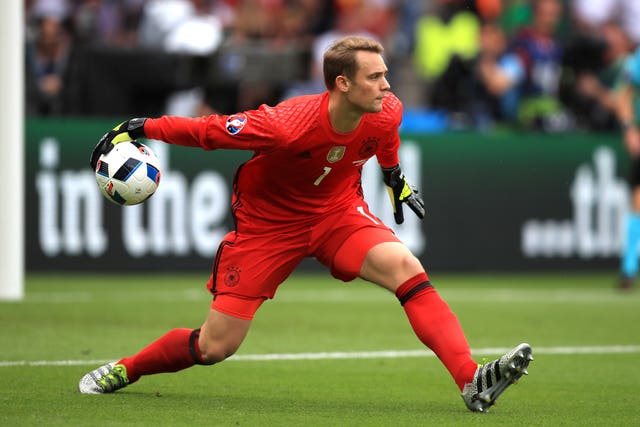 Manuel Neuer suffered an injury in training on Friday (Mike Egerton/PA) 