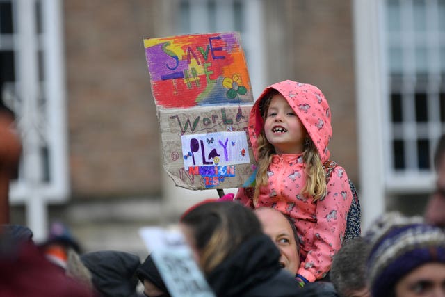 Climate protest in Bristol