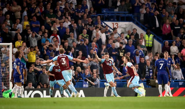 Burnley picked up a point at Stamford Bridge