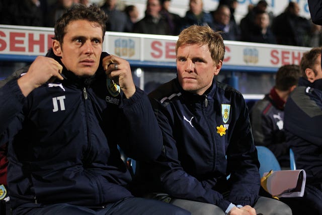 Tindall was also Howe's assistant at Burnley