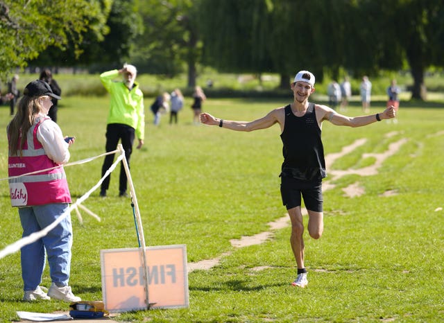 Kirk O’Rourke crosses the line first