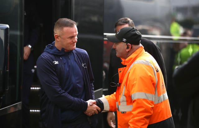 Rooney found time to make some new friends before kick-off