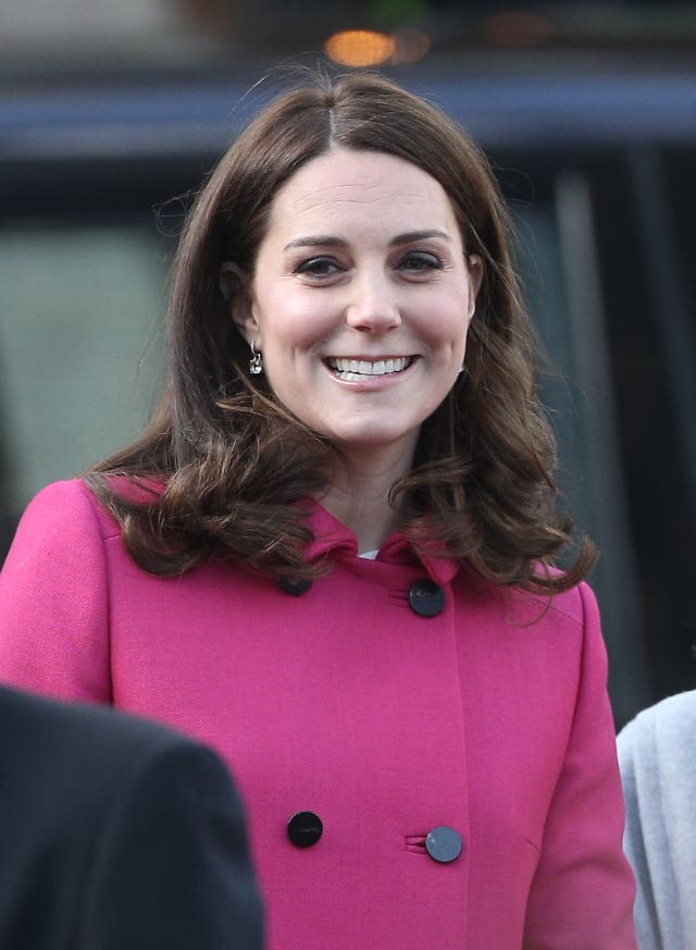 The Duchess of Cambridge is all smiles