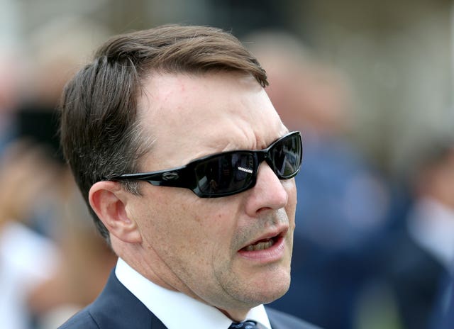 Aidan O'Brien at Sandown after St Mark's Basilica's victory in the Coral-Eclipse