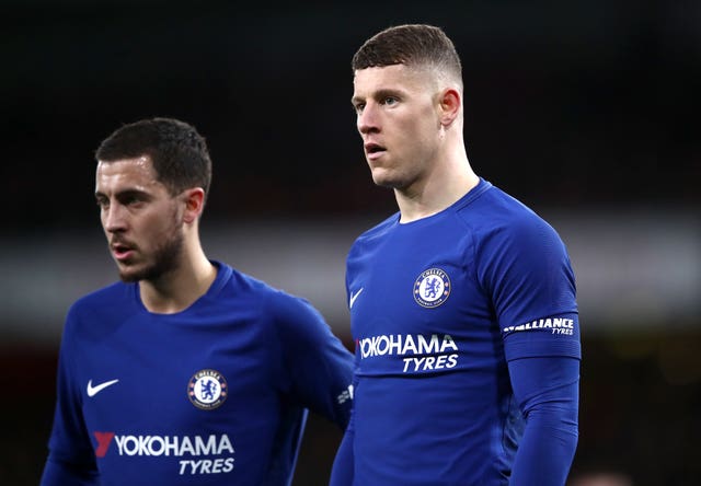 Ross Barkley, right, wants to play with Eden Hazard for a long time to come