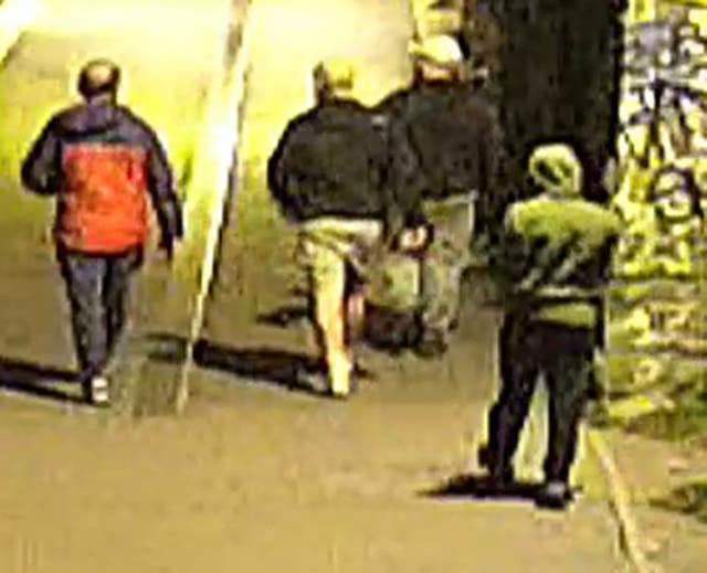 View of the four suspects