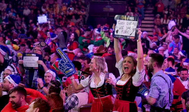 Fans at the PDC World Darts Championship will not be able to sing or wear fancy dress