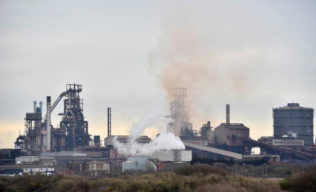 Port Talbot houses the UK's largest steelworks (Ben Birchall/PA)
