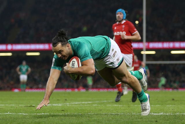 Ireland wing James Lowe
