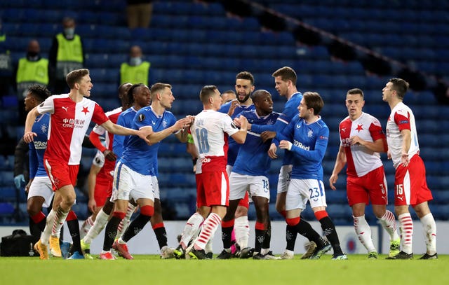 Rangers v Slavia Prague – UEFA Europa League – Round of Sixteen – Second Leg – Ibrox Stadium