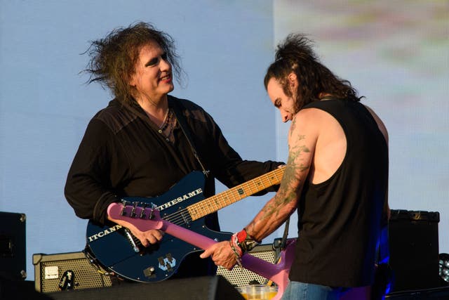 Robert Smith and Simon Gallup