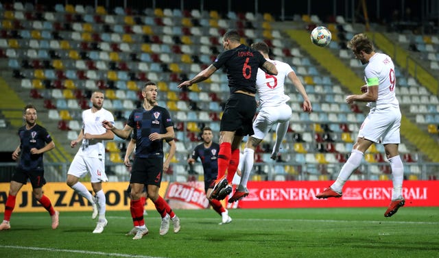 England's goalless draw with Croatia was played at an empty stadium in Rijeka