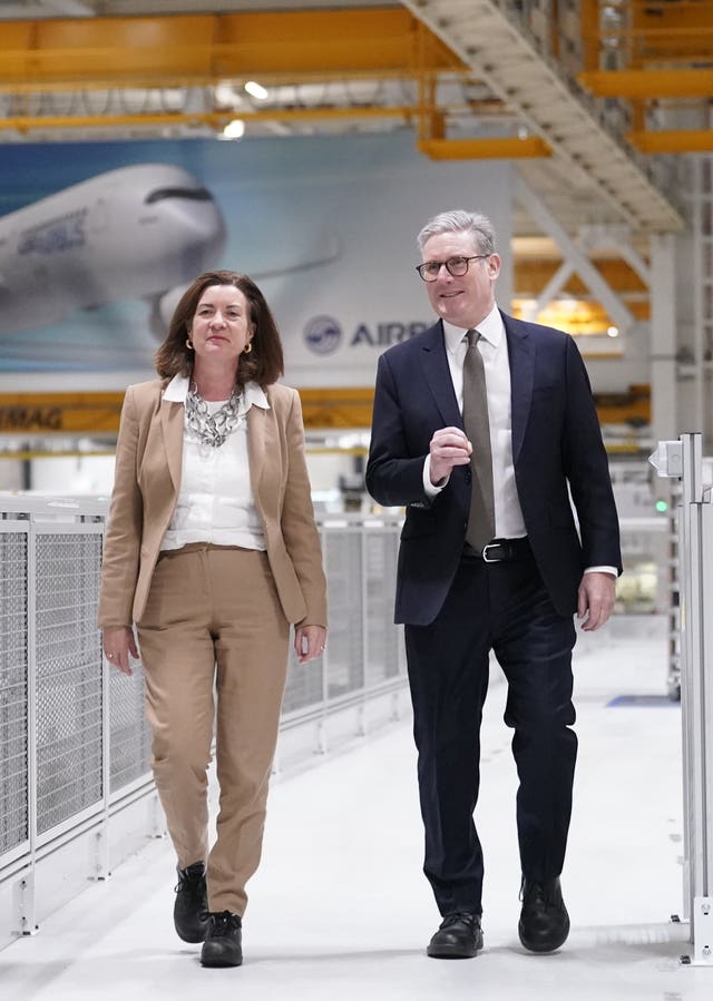 Prime Minister Sir Keir Starmer and Baroness Eluned Morgan