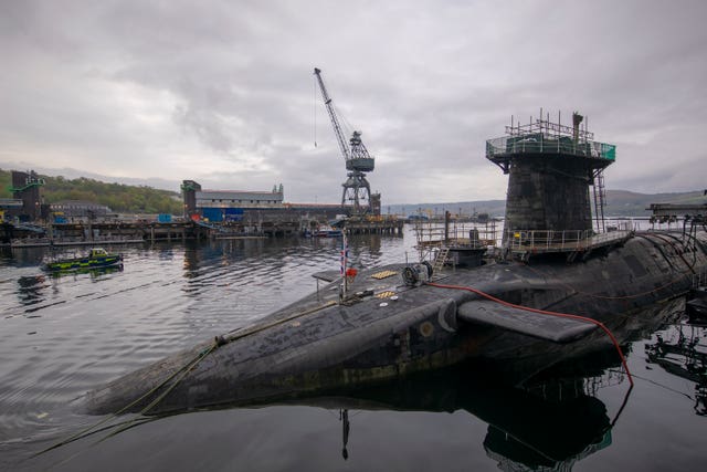 Faslane naval base