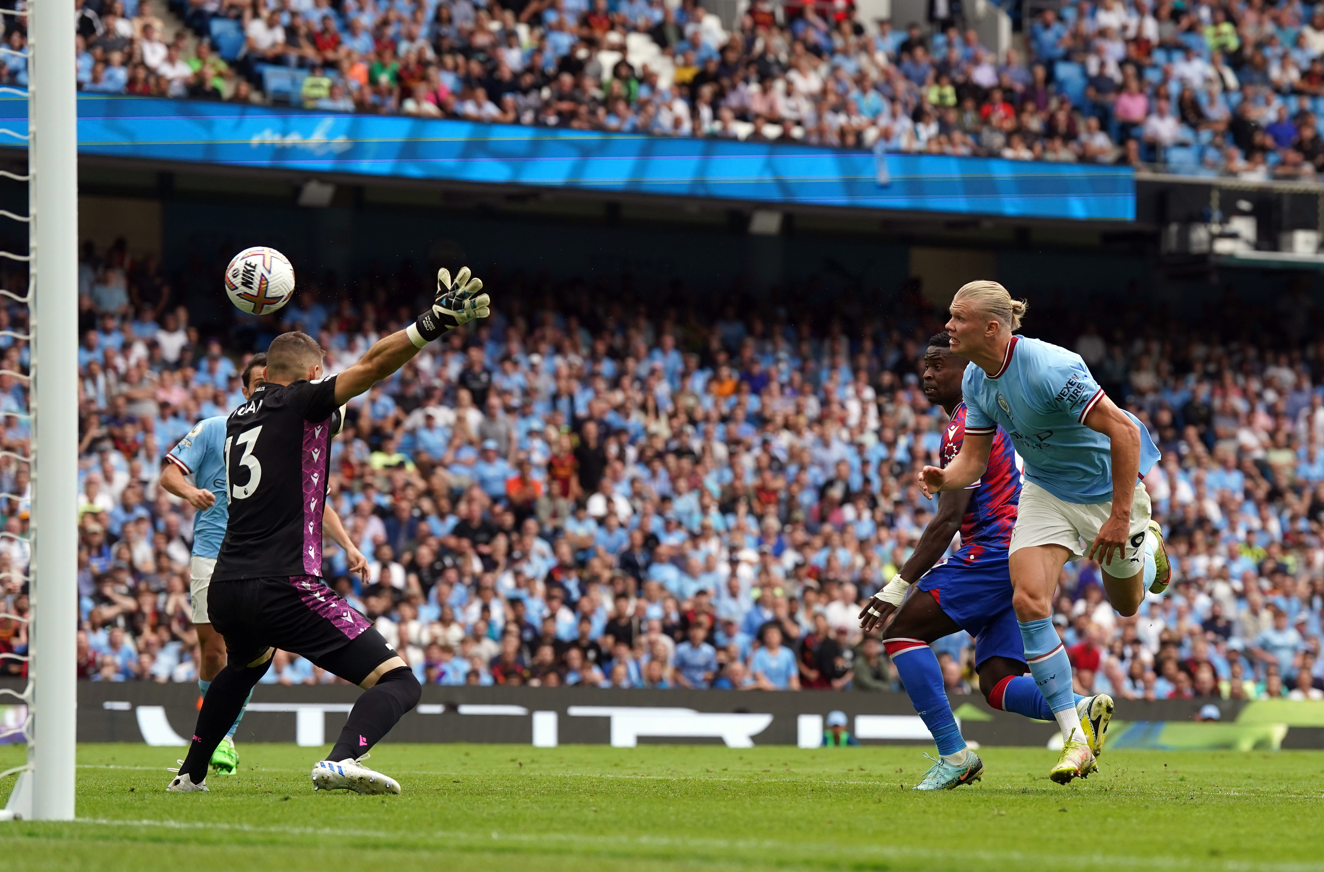 Erling Haaland scores his first