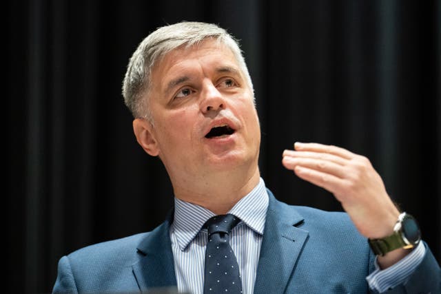The Ukrainian Ambassador to the UK, Vadym Prystaiko