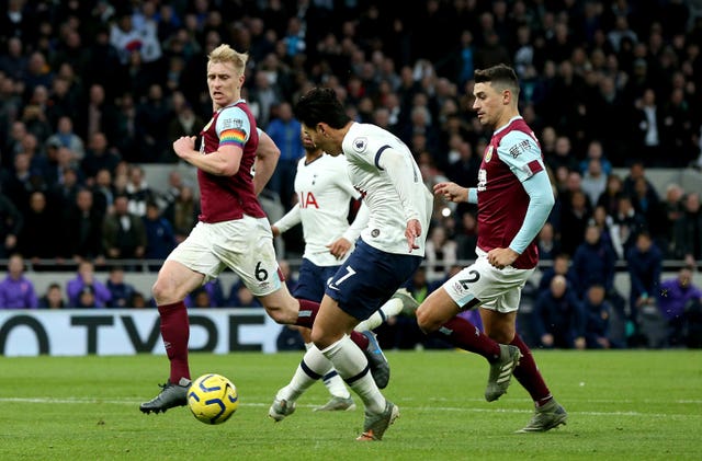 Tottenham's Son Heung-min ran the length of the pitch to score a wonder goal in the 5-0 win over Burnley