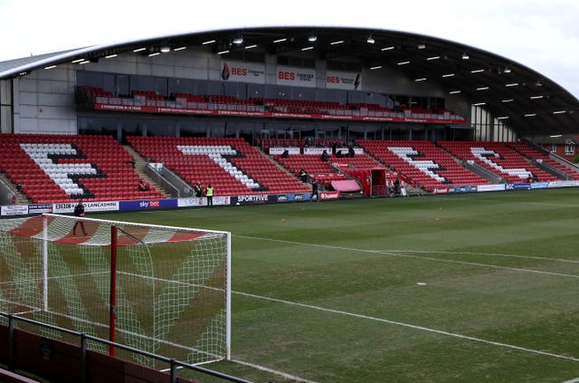 EFL grounds are set to remain empty for the remainder of the regular season