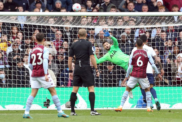 Hugo Lloris makes a save