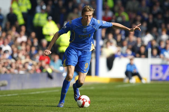 After three seasons at Liverpool, Crouch returned to former club Portsmouth