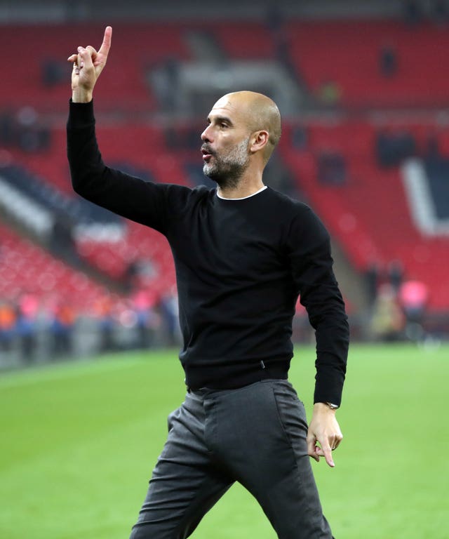 Title-winning manager Pep Guardiola