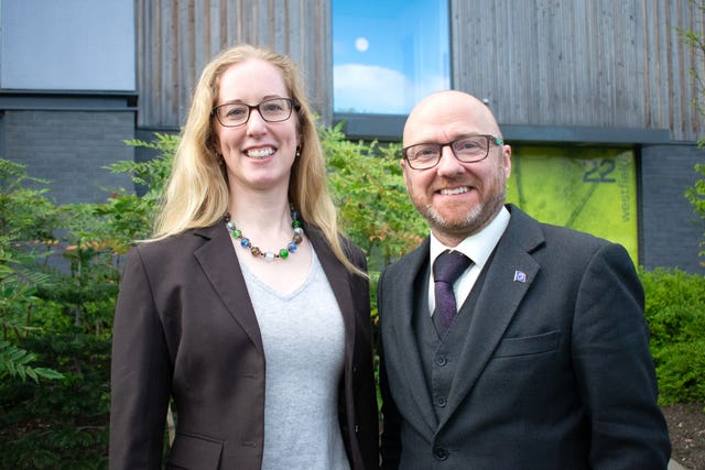 Lorna Slater and Patrick Harvie