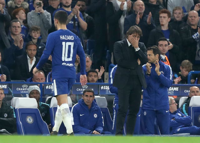 Eden Hazard and Antonio Conte's relationship at Chelsea appeared strained at times last season