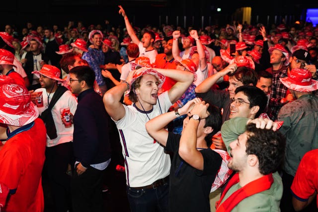 Fans watch Wales v England – FIFA World Cup 2022