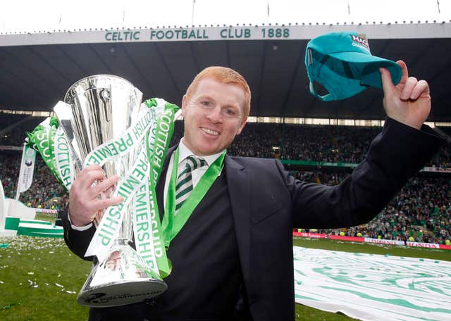 Neil Lennon collected the third title 