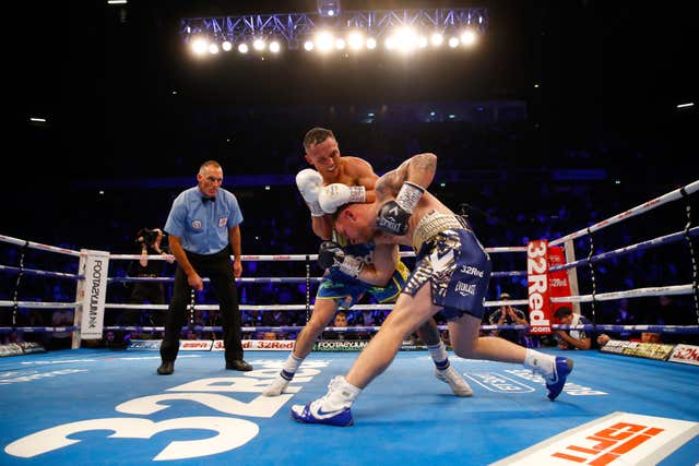 Josh Warrington (left) and Carl Frampton 