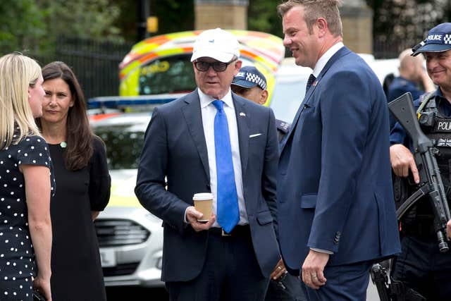 Woody Johnson, US ambassador to the UK, at his official residence in Regent’s Park