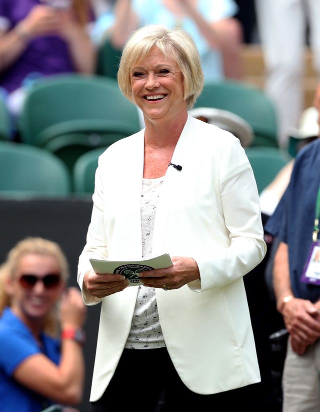 There was a mix-up involving Sue Barker