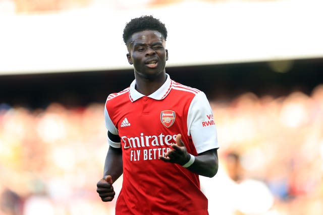 Bukayo Saka and his Arsenal team-mates enjoyed a fine run of form after losing to Manchester United.