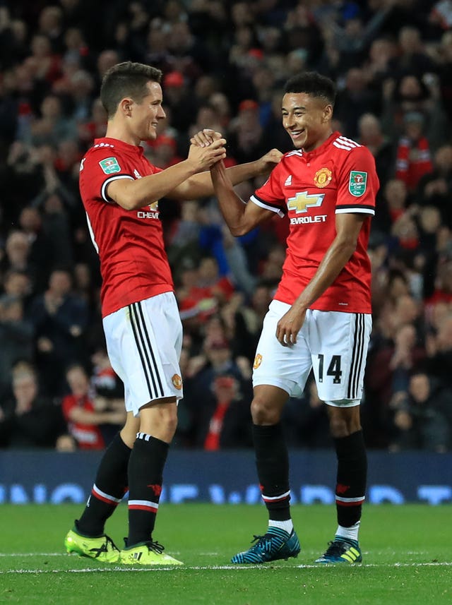 Ander Herrera and Jesse Lingard