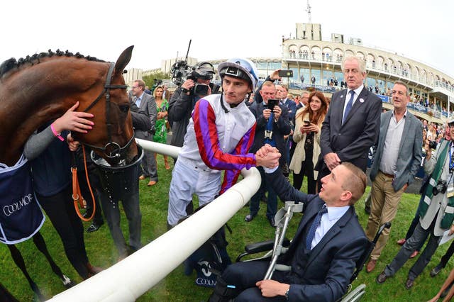 PJ McDonald was forced to be an onlooker when Laurens won the Matron Stakes