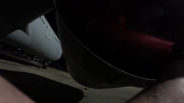 Pro-Palestinian activists breaking into RAF Brize Norton in Oxfordshire