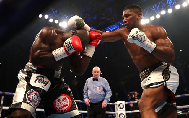 Joshua stopped Carlos Takam in the 10th round