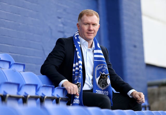 Scholes will be hoping to lift bums off seats at Boundary Park 