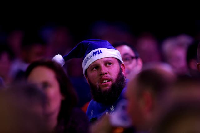 Andrew Johnston was at the Ally Pally